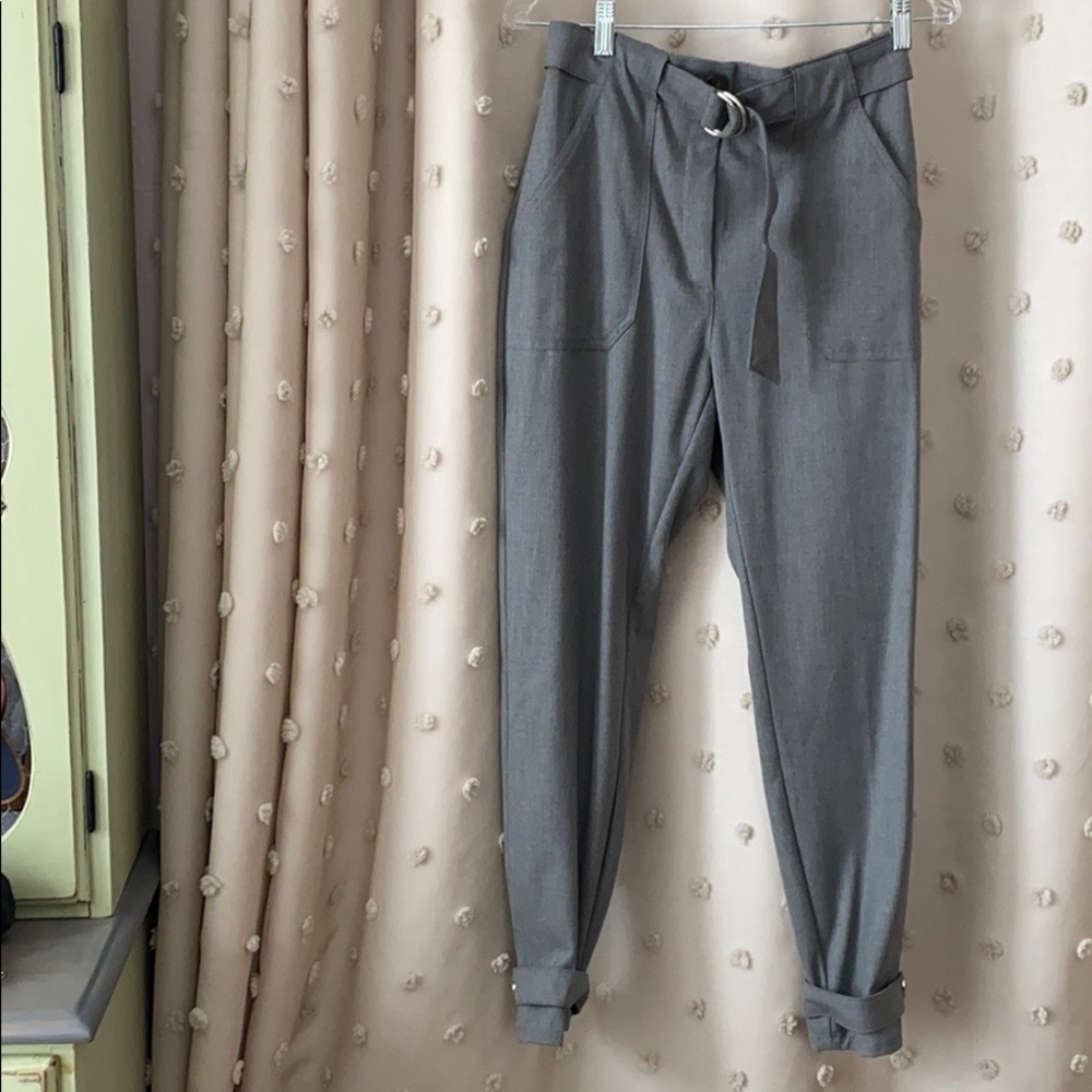 Comfy grey jogger pants